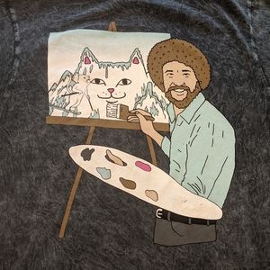 Limited edition RipNDip Bob Ross shirt